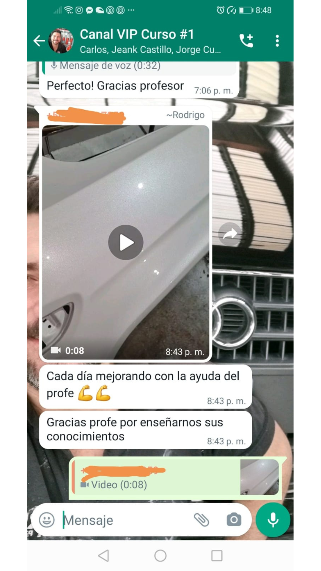 Testimonio de un alumno de Roy