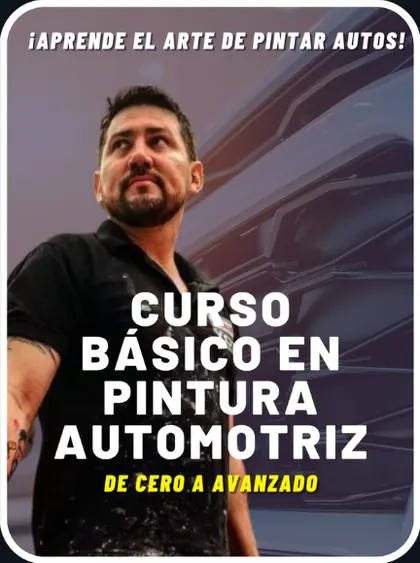Curso básico en pintura automotriz, de cero a avanzado