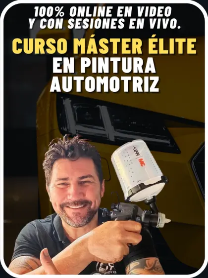 Curso máster élite en pintura automotriz