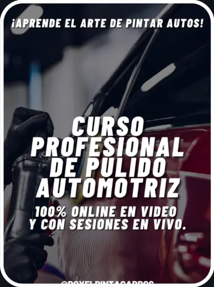 Curso profesional de pulido automotriz